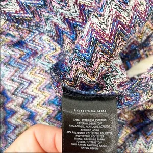 Anthro Maeve westwater‎ chevron knit v neck dress xs thumbnail 12