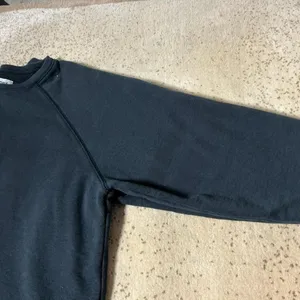 Smith + Rogue Black Cropped Raglan Sweatshirt 100% Tanguis Cotton‎ L Gorpcore thumbnail 7