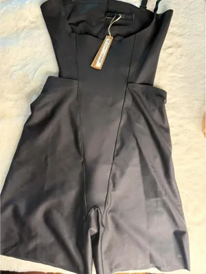SKIMS Core Sculpt Open Back Bodysuit Onyx XL NWT thumbnail 2