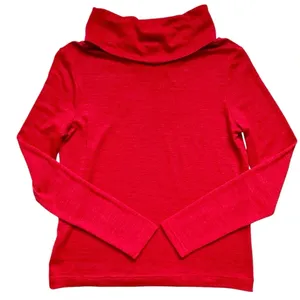 Banana Republic LuxeSpun Red Cowl Neck Sweater Top NWOT Size XS thumbnail 4
