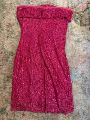 Pink sequin mini dress Size M thumbnail 2