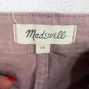Madewell 26 Slim Emmett Tapered Pants High Rise Vintage Petal Pink MD115 Relaxed thumbnail 8