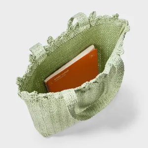 A New Day Green Floral Tote Bag‎ thumbnail 8