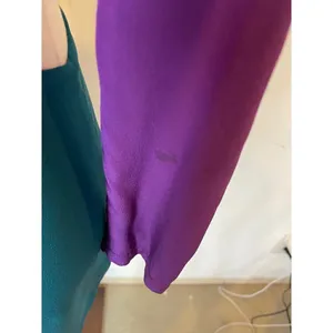 Naven Dress Women Small Purple Turquoise Silk Long Sleeve Cut Out Mini Revolve thumbnail 9