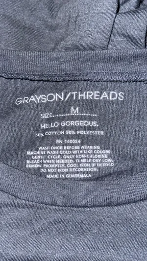 Grayson Threads T-Shirt Grey NYC thumbnail 3