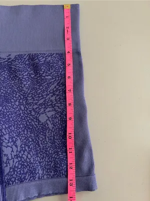 Lululemon sculpt purple biker yoga running shorts thumbnail 6