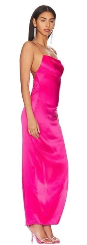 Ser.o.ya Celino Maxi Dress‎ in Fuschia Purple Size Medium thumbnail 1