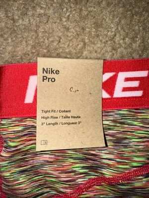 Nike Pro 3" Pink Spandex Shorts thumbnail 4
