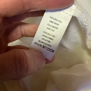 Mollorello White Embroidered Boho Tunic Top Peasant Babydoll Blouse Cottagecore thumbnail 3