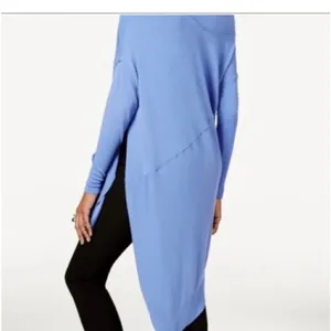 Free People We The Free Grapevine Long‎ Sleeve Tunic in the color Sky Blue XS thumbnail 8