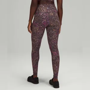 Lululemon Wunder Train High Rise Tight Leggings 28 Topography Multi Size 8 thumbnail 2