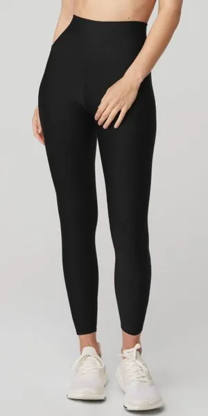 Alo 7/8 High-Waist Airlift Leggings Black Hi-Rise Waisted Skinny Tights Pants thumbnail 1