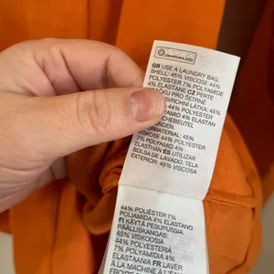 & Other Stories Orange Shirt Mini Dress‎ Long Sleeve Button Front Size 2 NWT thumbnail 8
