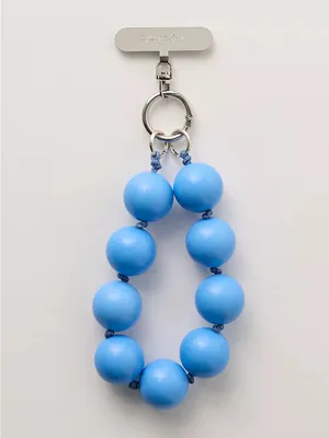 Free People Bauble Phone Wristlet NWT Blue thumbnail 2