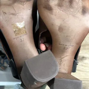 Free People Women’s 37 Picture This Peep Toe Heels thumbnail 6