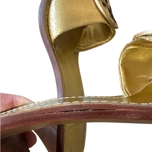 Tory Burch Aerin Metallic Gold Kitten Heel Slides 8.5‎ thumbnail 10