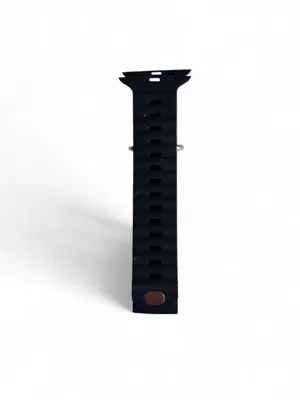 Black Sillicone Ocean Band for Apple Watch Ultra (49mm) - NWOT thumbnail 2