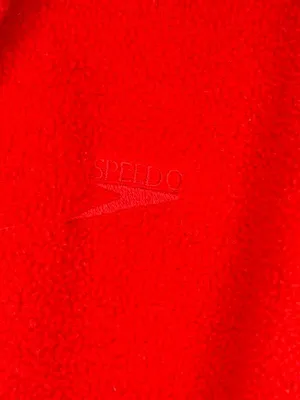 Red Fleece Speedo Zip Up Sweater thumbnail 4