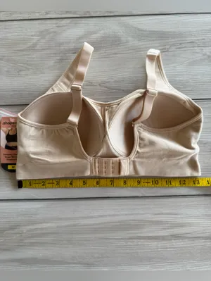 Shapermint Essentials Everyday Comfort Straps Wireless Bra Beige Medium NWT thumbnail 9