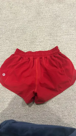 Lululemon hotty hot shorts red 2.5 inch thumbnail 4