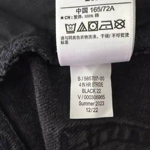 Gap 4"‎ High Rise Stride Short Black Denim Distressed Cotton Festival Size 28/6 thumbnail 7