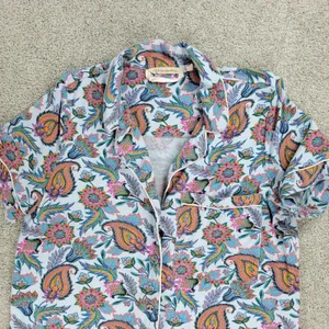 Soft Surroundings Harbor Orleans Pajamas Womens XS Floral Paisley Sleepwear thumbnail 16