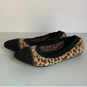 Aerosoles Leopard Print Flats Size 8M Women’s Slip On Ballet Shoes Round Toe thumbnail 2