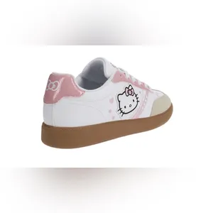 Hello Kitty Pink, White and Tan Kids' Sneakers thumbnail 2