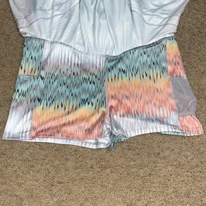 Free People Movement‎ Pleats And Thank You Printed Skort Sunspace Large thumbnail 9