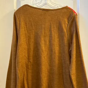 One World XL Brown Embellished Floral Print Long Sleeve Scoop Neck Tunic Top‎ thumbnail 8