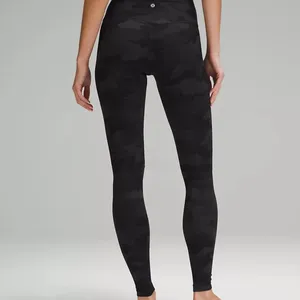 Lululemon black camo high rise leggings thumbnail 2