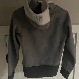 Gray and White Zip-Up Hoodie thumbnail 2
