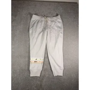 gap nwt 5 stripe sweatpants white womens L thumbnail 2