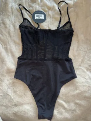 She’s A Muse White Fox Boutique Bodysuit thumbnail 2