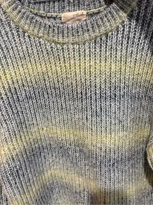 Universal Threads ombré striped Pullover Oversized Sweater Soft Green‎ XS thumbnail 6