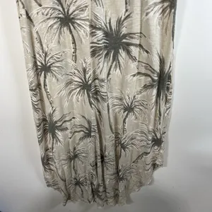 Z Supply Tropical Print Maxi Dress Size‎ Women's Medium Cream Green Sleeveless thumbnail 5