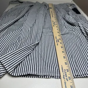 NWT Cottagecore Striped Midi Skirt Womens Large Black White Tie Waist‎ A-Line thumbnail 7