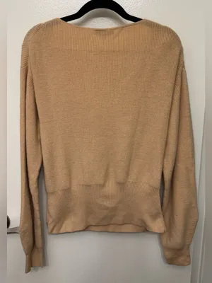 EUC J.Crew Wide V Neck Sweater | Soft Casual Knit Pullover thumbnail 2