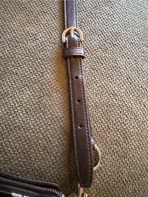 Coach Legacy Signature Jacquard Black Tan Swingpack Crossbody Y2K Gold thumbnail 10
