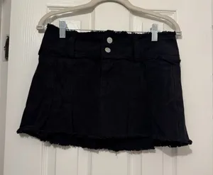 PacSun Black Denim skirt thumbnail 1