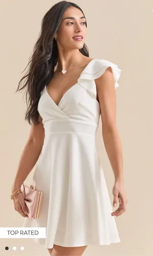 Altar'd State Dress White thumbnail 1