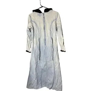 Vintage Fads Denim Cottagecore‎ Maxi Dress Modest Grunge 90s 80s Size 8 thumbnail 12