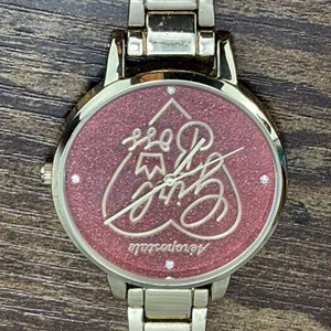 Women's Aeropostale Girl Boss Gold Analog‎ Dial Casual Watch New Battery thumbnail 3