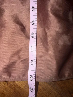 Dessy Collection Dorset Ruffle Hem Gown Dress Minimalists Sz 0 Cognac thumbnail 10