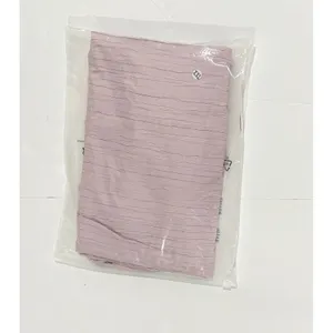 Women's Crinkle Wide Leg‎ Slacks XXL Lightweight Summer Pastel Lilac NEW thumbnail 10