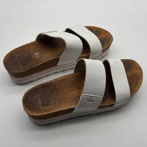 Reef Cushion Vista Hi White Double Strap Platform Sandals Womens 7 thumbnail 5