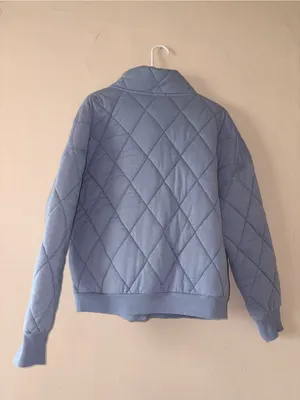 Wild fable blue quilted button jacket L thumbnail 3