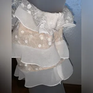 Forever 21 lace ruffle tank top thumbnail 4