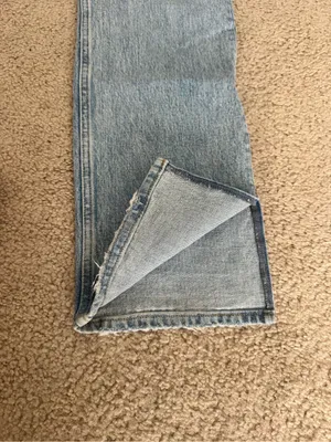 Abercrombie Curve Love 90s Straight Ultra High Rise Split Ankle thumbnail 6