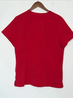 FIGS Casma Three Pocket Scrub Top Red Size Large L PO 5623 Medical Uniform thumbnail 5